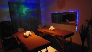 Tables de massage espace bien-être